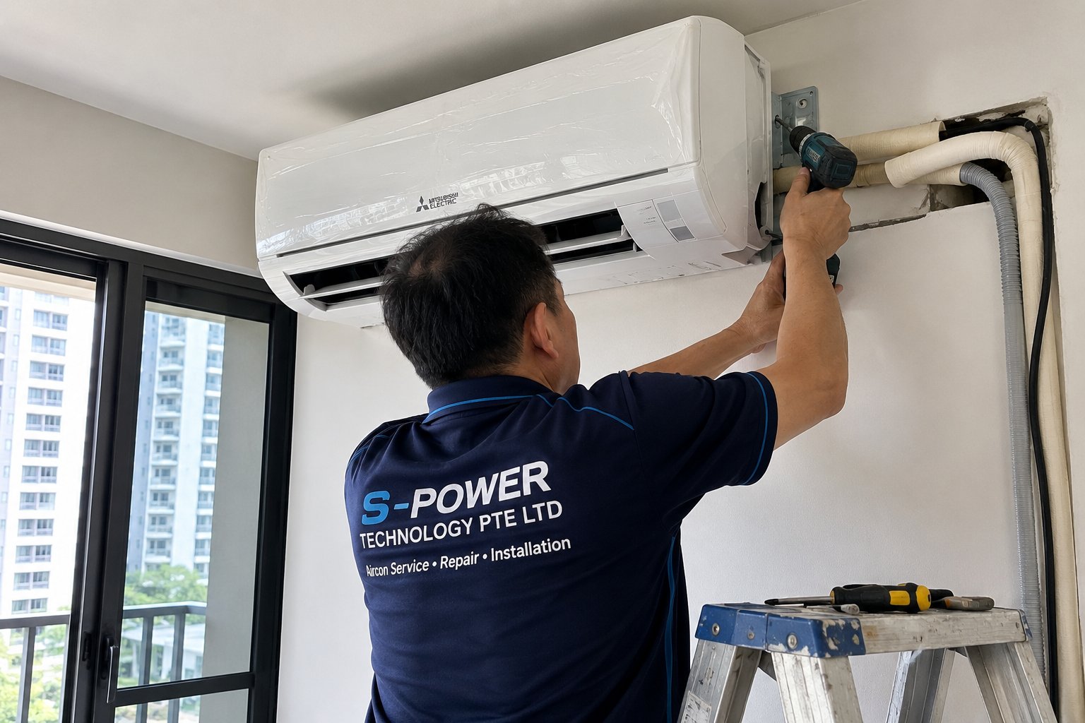 Aircon Installation by S-Power Technology in Singapore